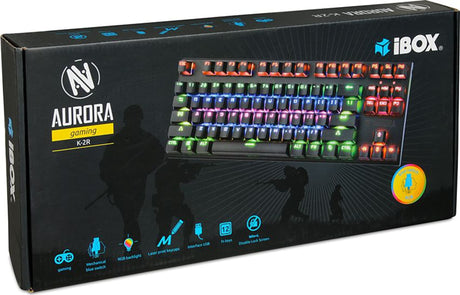 EAN 5903968680008 - iBox IKGMK2R teclado Juego USB QWERTY Inglés de EE. UU. Negro imagen 14