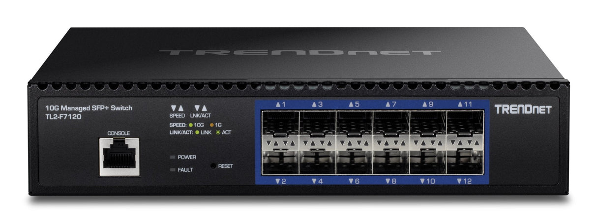 EAN 0710931140972 - Trendnet TL2-F7120 switch Gestionado 1U Negro imagen 1