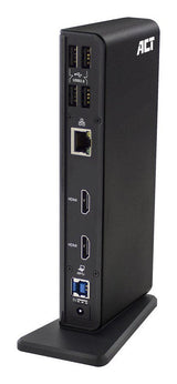 Docking Station  Usb-C And Usb-A  Displaylink  2x Hdmi  3x Usb-A 3.2 Gen 1  4x Usb-A 2.0  Gigabit Ethernet  3.5mm