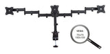 EAN 4251364706398 - PureMounts PM-OFFICE-03 soporte para monitor 68,6 cm (27") Escritorio Negro imagen 2