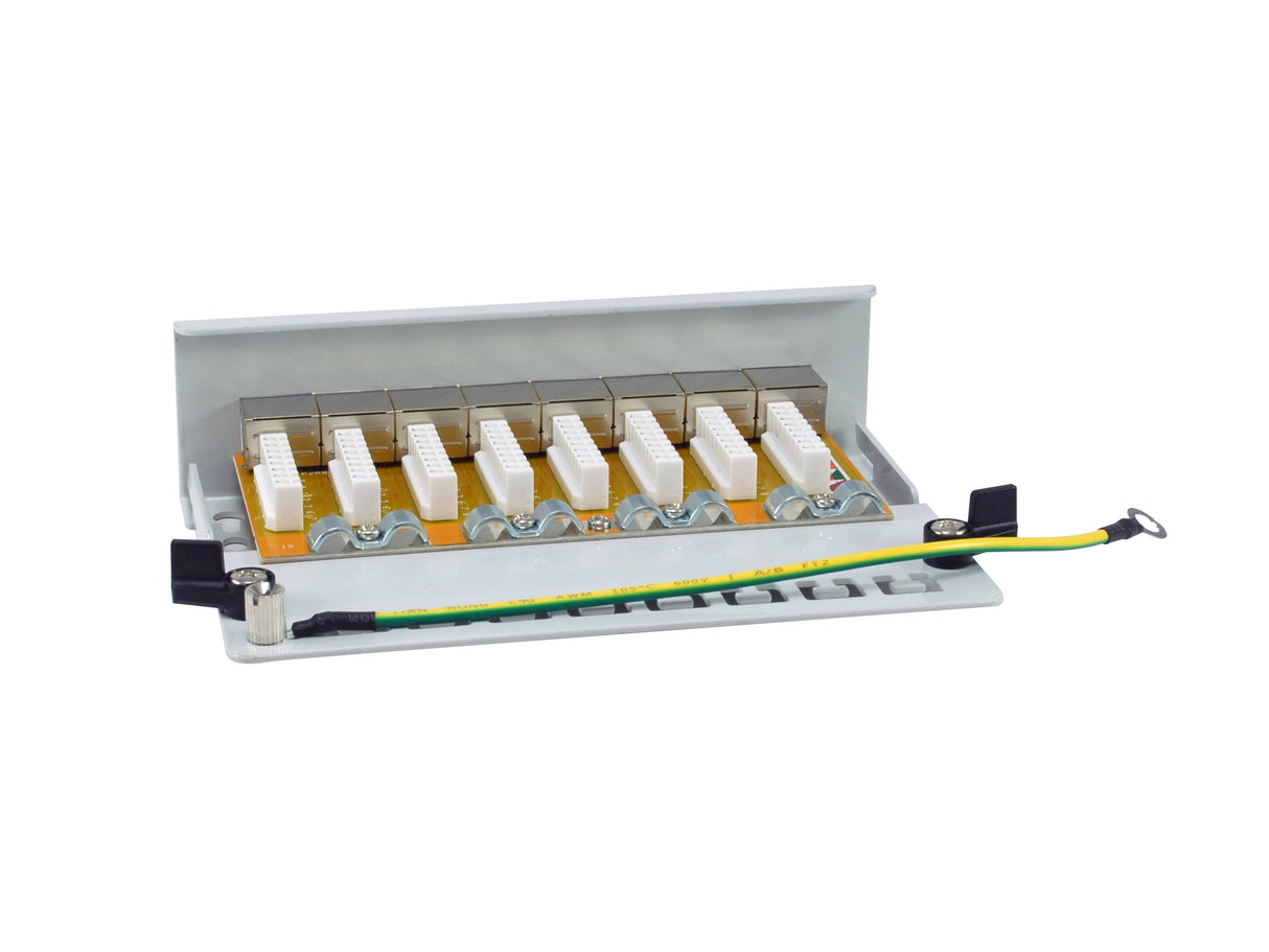 Equip Patchpanel 8x Rj45 Cat6a Ftp 1he Keymone Montage Gr