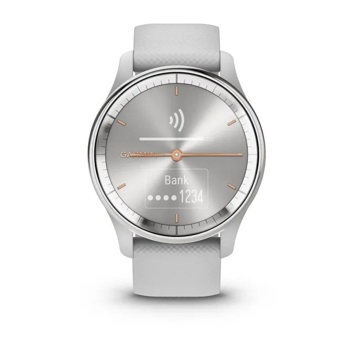 Smartwatch  Garmin Vivomove Trend Lcd 40 Mm Híbrido 254 X 346 Pixeles Pantalla Táctil Plata Gps (Satélite)