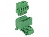 Terminalblock Set Für Hutschienen 2 Pin Mit Schraubverriegelung