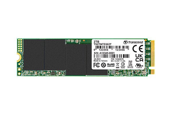 Transcend Mte662t-I - Ssd - 2 Tb - Interno - M.2 2280 (Doppelseitig)