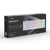 Klawiatura Mechaniczna Whiteout X2 Outemu Peach Silent, Hot Swap