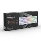 EAN 5901986049357 - Savio WHITEOUT X2 PEACH teclado Juego USB QWERTY Inglés internacional Blanco imagen 14