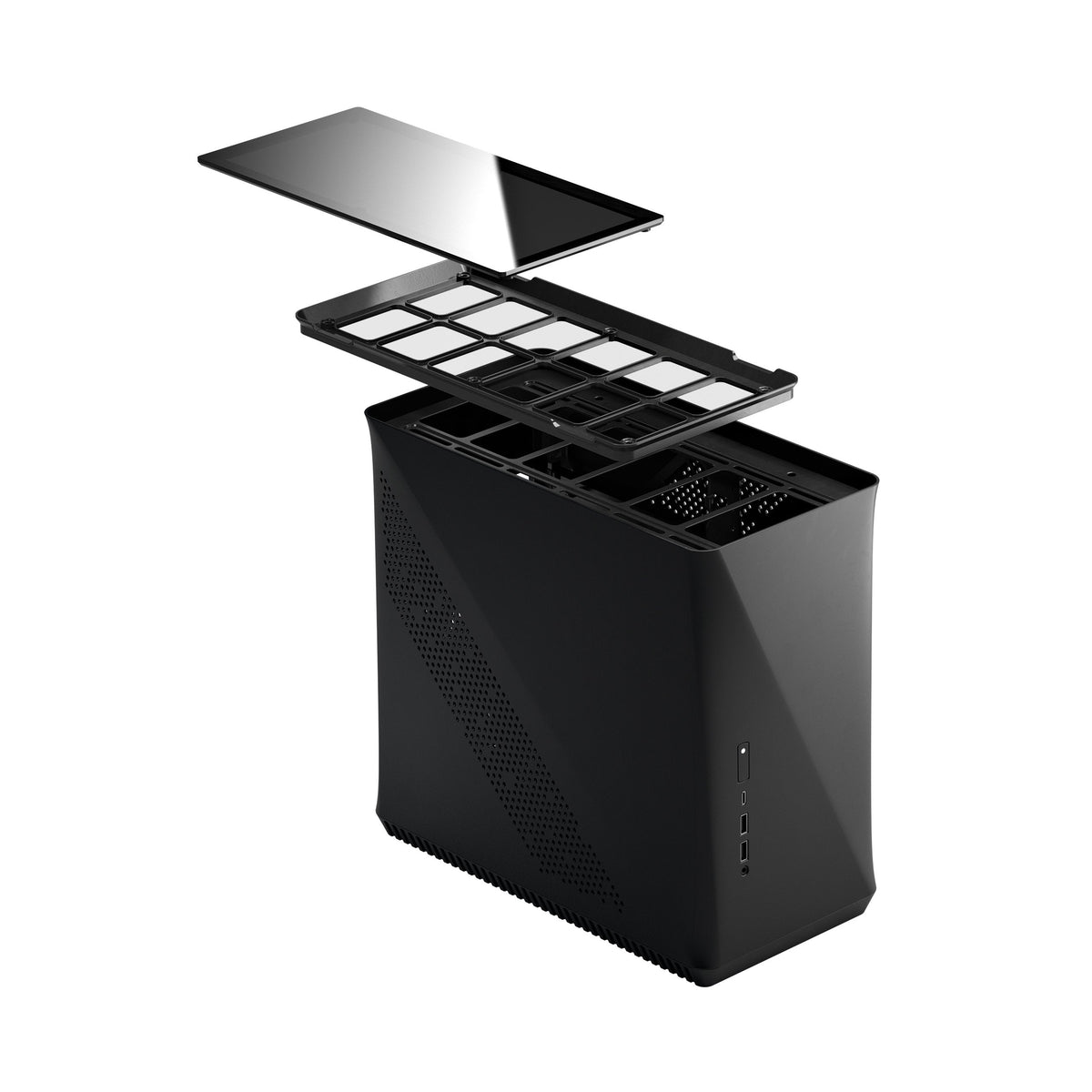 Caja Pc Fractal Design Era Itx Carbon Tg Fractal Design Era Itx, Midi-Tower, Pc, Aluminio, Acero, Vidrio Templado, Carbono, Itx, 12 Cm