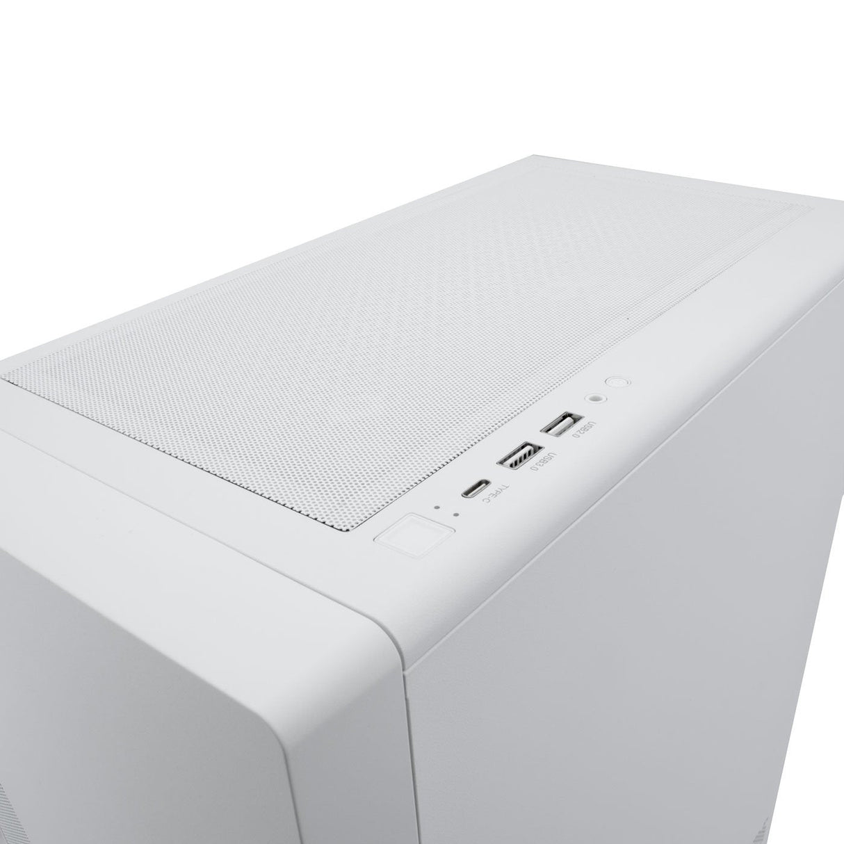 Caja Pc Coolbox Gaming Atx Ga450 Starlight White Argb Usb-C 1 Vent.