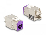 Delock 87896 Módulo Keystone Rj45 Hembra A Lsa Cat.6a Montaje Sin Herramientas Colores Surtidos Juego 8 Piezas