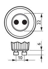 Phi Corepro Ledspot 4-35w Gu10 827 36° Dim