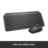 Teclado Español Logitech Mx Keys Mini Rf Wireless + Bluetooth Qwerty Grafito