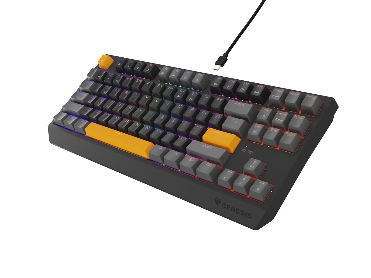 Genesis Thor 230 Tkl Anchor Gray Positive Rgb Outemu Red