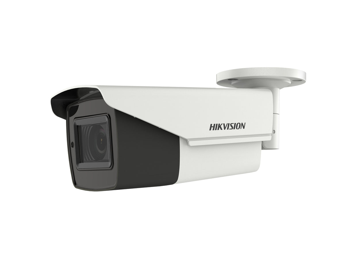 Cámara Bullet 4en1 Varifocal Motorizada 5mp Alto Rendimiento Con Poca Luz 2.7-13.5mm Ip67 Wdr130 Ir80 Hikvision