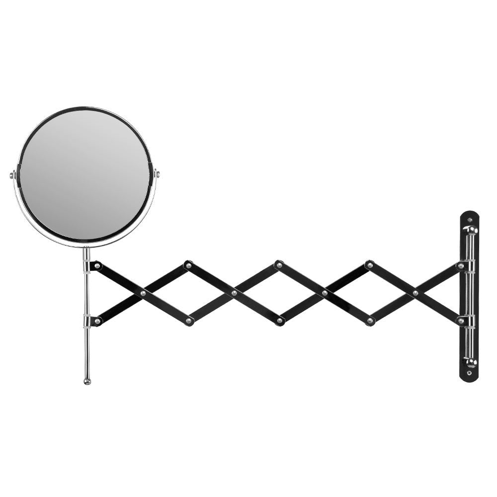 Espejo Cosmético De Pared Orbegozo Esp 6000/ Telescópico/ Doble Cara/ Ø 17cm