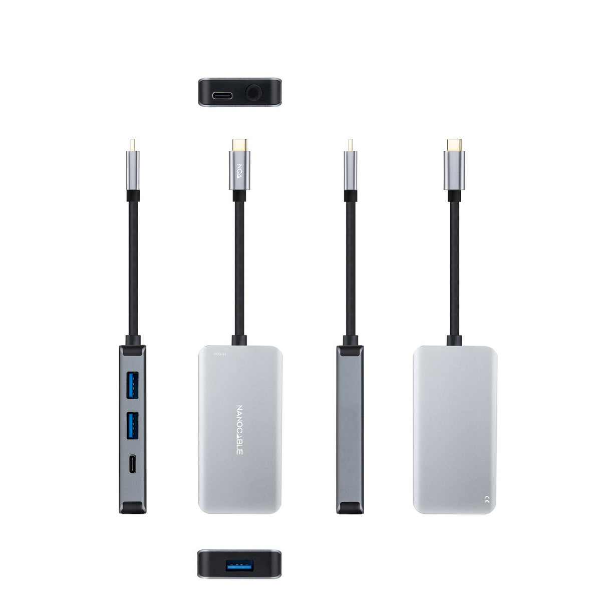 EAN 8433281014312 - Nanocable 10.16.1005 hub de interfaz USB 3.2 Gen 1 (3.1 Gen 1) Type-C 5000 Mbit/s imagen 2