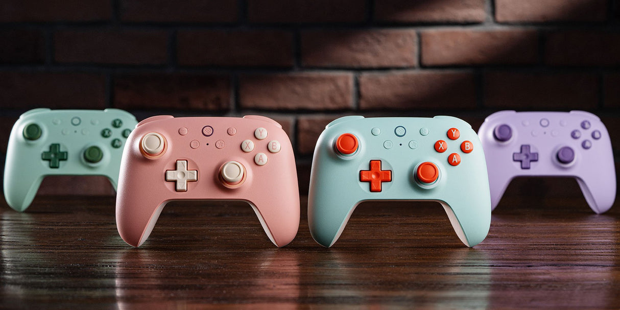 8bitdo Ultimate 2c Wireless, Gamepad Menta/Naranja, Para Windows Y Android Ret00471