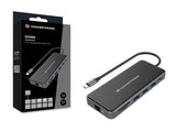 Conceptronic Adaptador Usb-C->2xhdmi,Gbe,Pd,2xusb3.0,Sd0.25 Gr