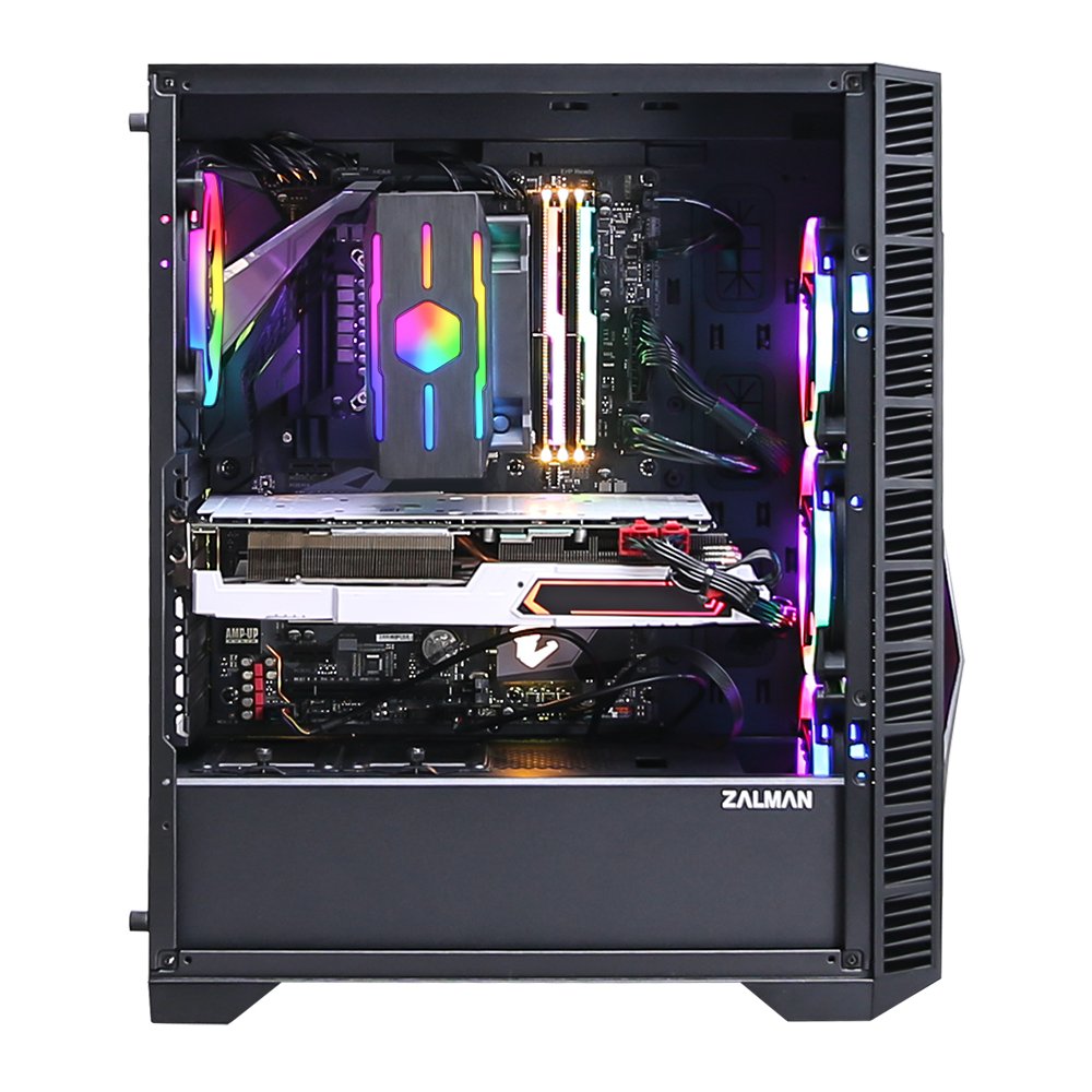 Caja Pc Zalman Z3 Iceberg Black Midi Tower Negro