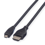 EAN 7611990191307 - ROLINE 11.04.5581 cable HDMI 2 m HDMI tipo A (Estándar) Negro imagen 1