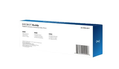 Kit Ecovacs Buddy Para Serie U2 (Incluye: 1 Cepillo Principal, 4 Cepillos Laterales, 3 Filtros De Alta Eficiencia)