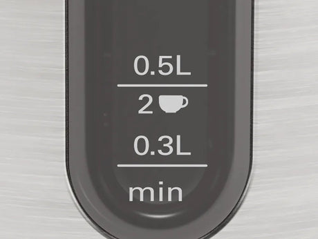 EAN 4242005188062 - Bosch TWK4P440 tetera eléctrica 1,7 L 2400 W Negro, Acero inoxidable imagen 10