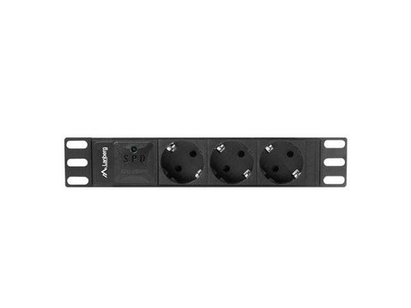 EAN 5901969416794 - Lanberg PDU-03F-0200-IEC-BK unidad de distribución de energía (PDU) 1U imagen 2