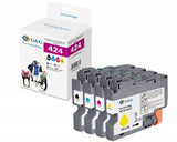 G&G Cartucho Brother 424 N Multipack Lc-424val Bk, C, M, Y