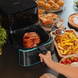EAN 8435484033169 - Cecotec Cecofry Full InoxBlack 5500 Pro Sencillo 5,5 L Independiente 1700 W Freidora de aire caliente Neg imagen 7