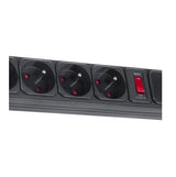 EAN 5902211111214 - Maclean MCE219 base múltiple 1,5 m 5 salidas AC Interior Negro imagen 2