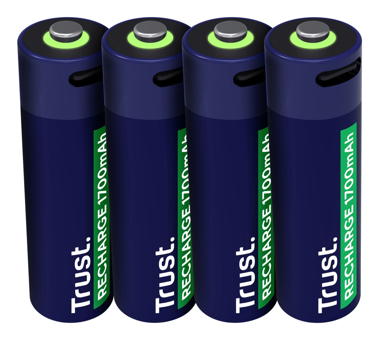 Pack De 4 Pilas Aa Trust 25631 Recargables