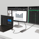 Startech Adaptador Usb-C A Hdmi Doble - Usb Tipo C A 2 Monitores Hdmi - 4k 60hz Pd De 100w 30cm