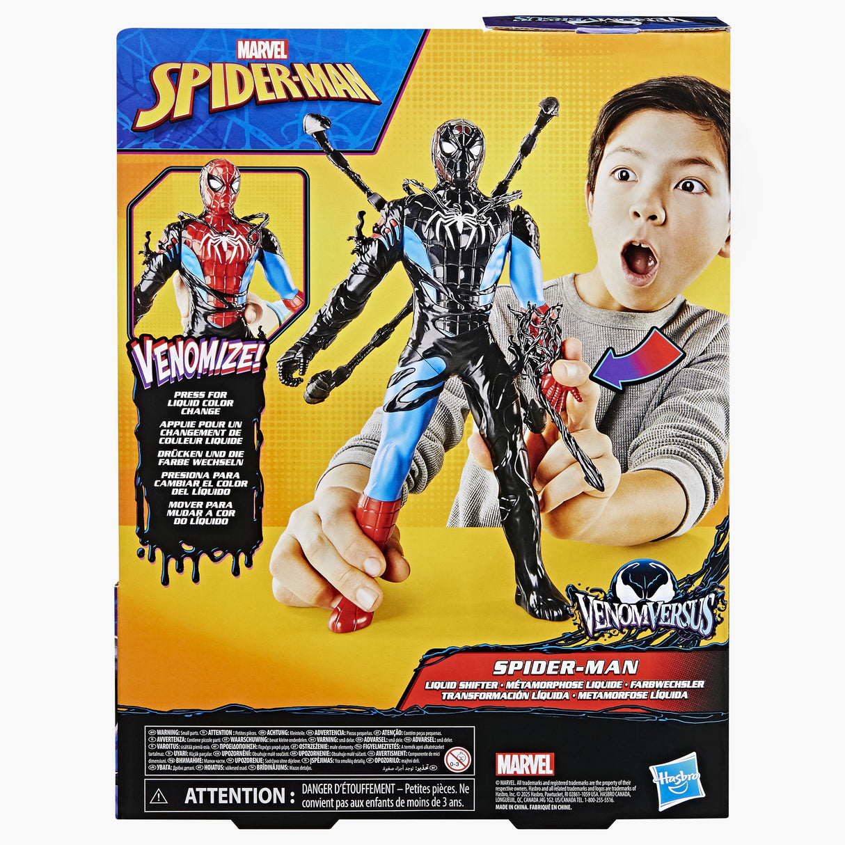 Figura Hasbro Marvel Venomversus Spider Man