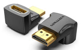 Adaptador Hdmi 4k 270  Vention Ainb0 Hdmi Macho Hdmi Hembra Pack 2 Uds
