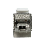 Acoplamiento Keystone Logilink 2x Rj45 Stp, Cat.6a, Acodado 90 °
