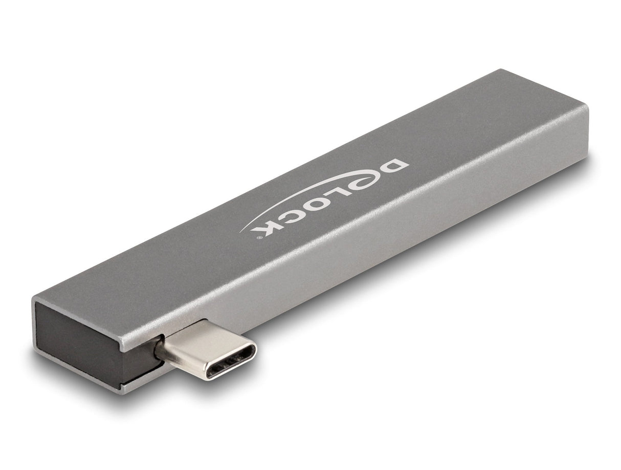 Delock 3 Port Slim Usb Hub Con Usb Tipo-C A 1 X Usb 5 Gbps Usb Tipo-C