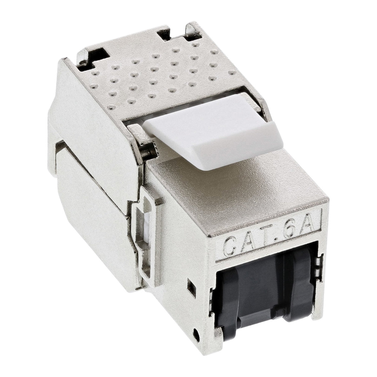 Módulo Inline Rj45 Keystone Jack Snap-In Cat.6a, Con Cubierta Antipolvo