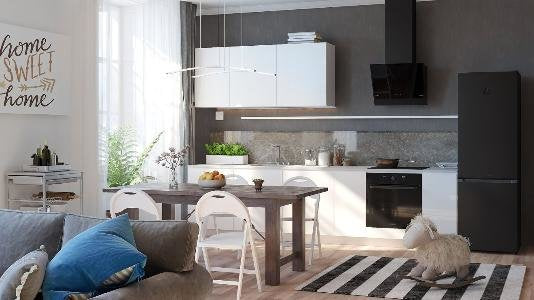 Campana De Pared Gorenje Whi6syb  Negro 650 M³/H