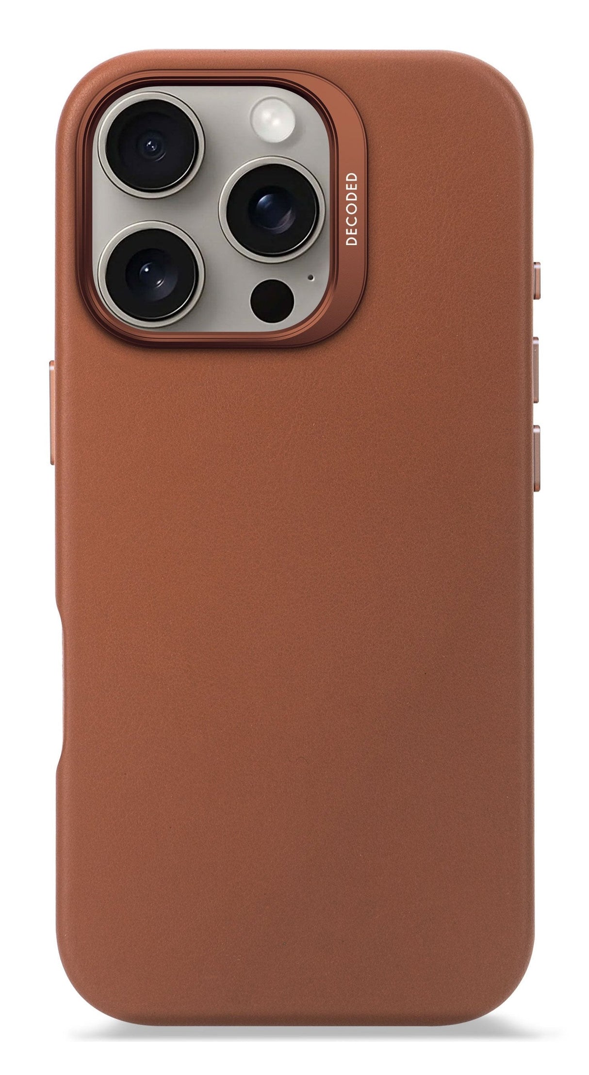 Decoded Leather Backcover Iphone 16 Pro Tan