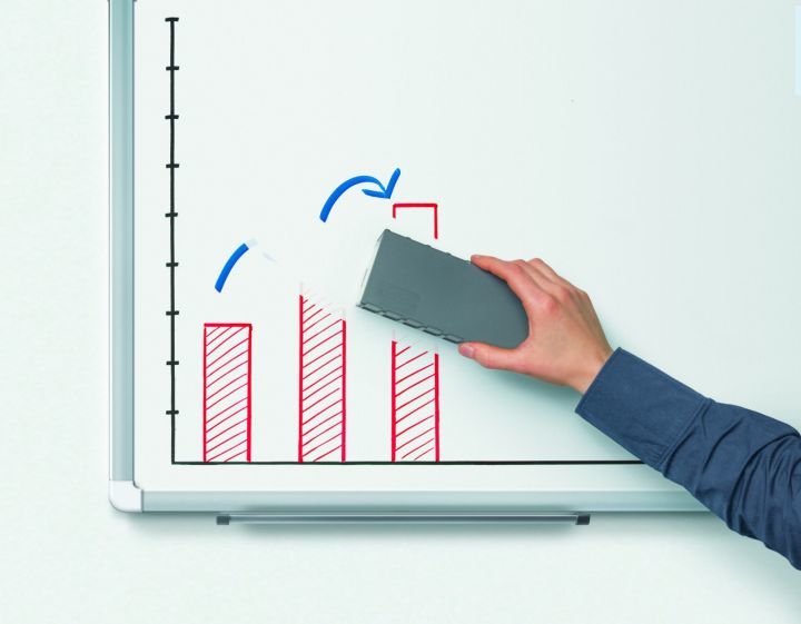 Edding Borrador Para Pizarra Blanca C/ Banda Magnética