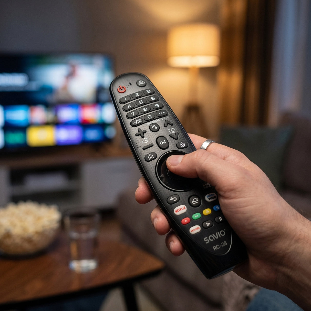 Mando A Distancia Universal / De Repuesto Para Tv Lg  Smart Tv Savio Rc-28