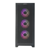 Caja  E-Atx Abysm Gaming Danube Mura Bx300 Negra Argb Ab812111b