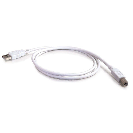EAN 0757120815624 - C2G 3m USB 2.0 A/B Cable cable USB USB A USB B Blanco imagen 3