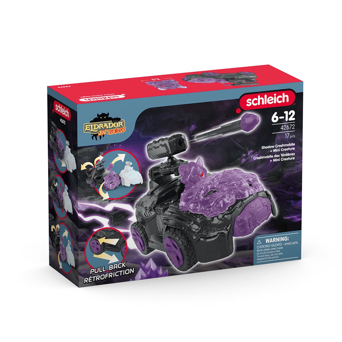 Schleich Eldrador Creatures Shadow Crashmobile Con Mini Creature, Figura De Juguete 42672