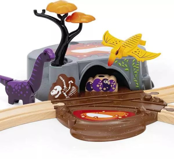 Set De Aventura De Dinosaurios De Brio World World, Ferrocarril 63609400