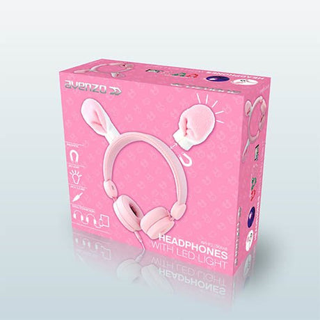 EAN 8436545616048 - Avenzo AV-HP2100RAB auricular y casco Auriculares Alámbrico Diadema Música Rosa imagen 3