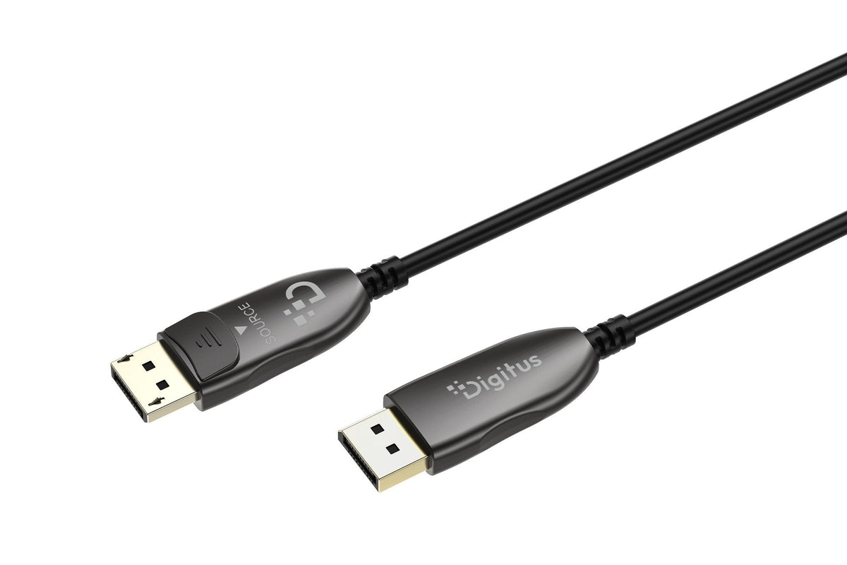Digitus Displayport Aoc Hybrid Cable De Fibra Óptica, Uhd 8k,90m