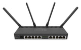 EAN 0708747435764 - Mikrotik RB4011iGS+5HacQ2HnD-IN router inalámbrico Gigabit Ethernet Doble banda (2,4 GHz / 5 GHz) Negro imagen 1