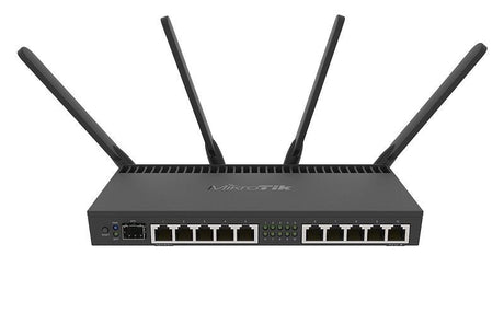 EAN 0708747435764 - Mikrotik RB4011iGS+5HacQ2HnD-IN router inalámbrico Gigabit Ethernet Doble banda (2,4 GHz / 5 GHz) Negro imagen 1
