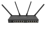 EAN 0708747435764 - Mikrotik RB4011iGS+5HacQ2HnD-IN router inalámbrico Gigabit Ethernet Doble banda (2,4 GHz / 5 GHz) Negro imagen 1