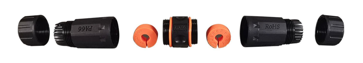 Conector Hembra Rj45 Cat.6a Ip68 Con Acoplamiento De Retroalimentación.
